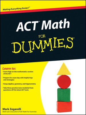 cover image of ACT Math For Dummies